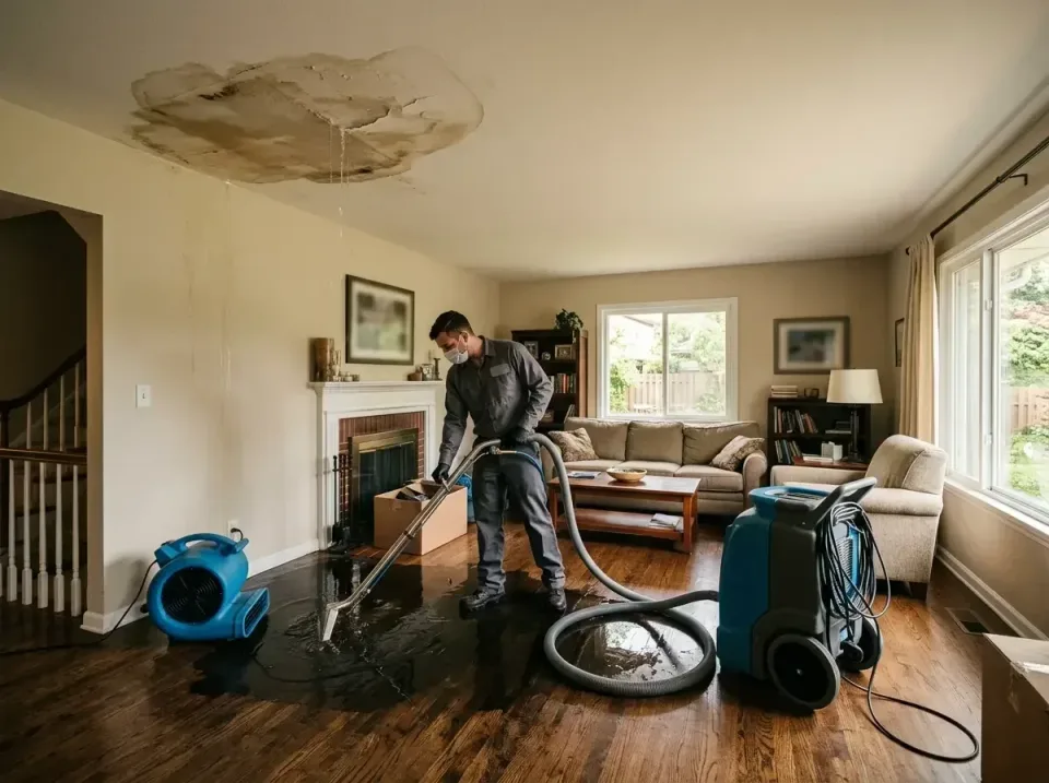 attic-pipe-burst-ceiling-drip-008 — frequently asked questions, Water Damage Restoration & Carpet Care in Anderson, MO